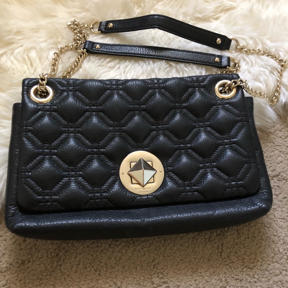 Black Leather Kate Spade Purse